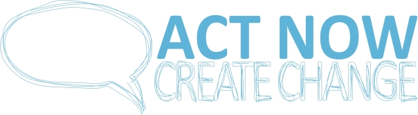 act now create change logo
